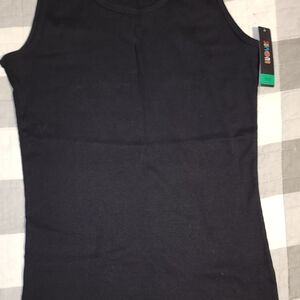 Black Sleeveless Women's Top
